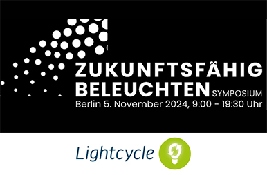 Lightcycle auf dem belektro-Symposium "Nachhaltig beleuchten"